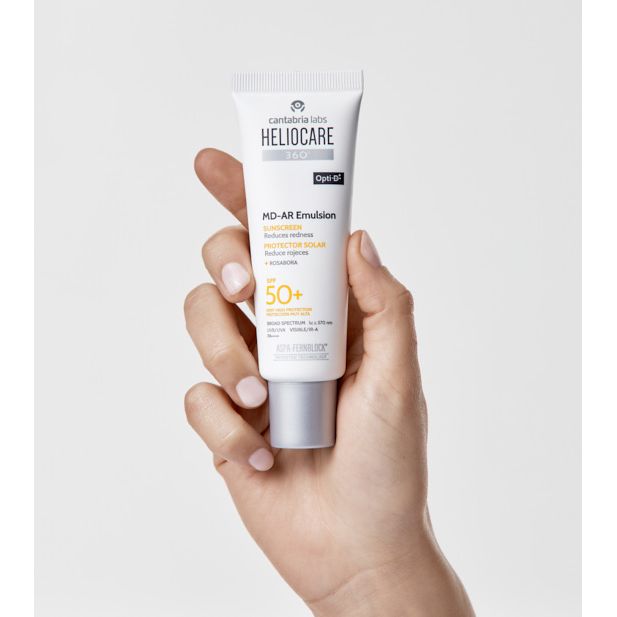 Heliocare 360° MD-AR Emulsion SPF 50 +- 50ml (voor de gevoelige / rode huid)