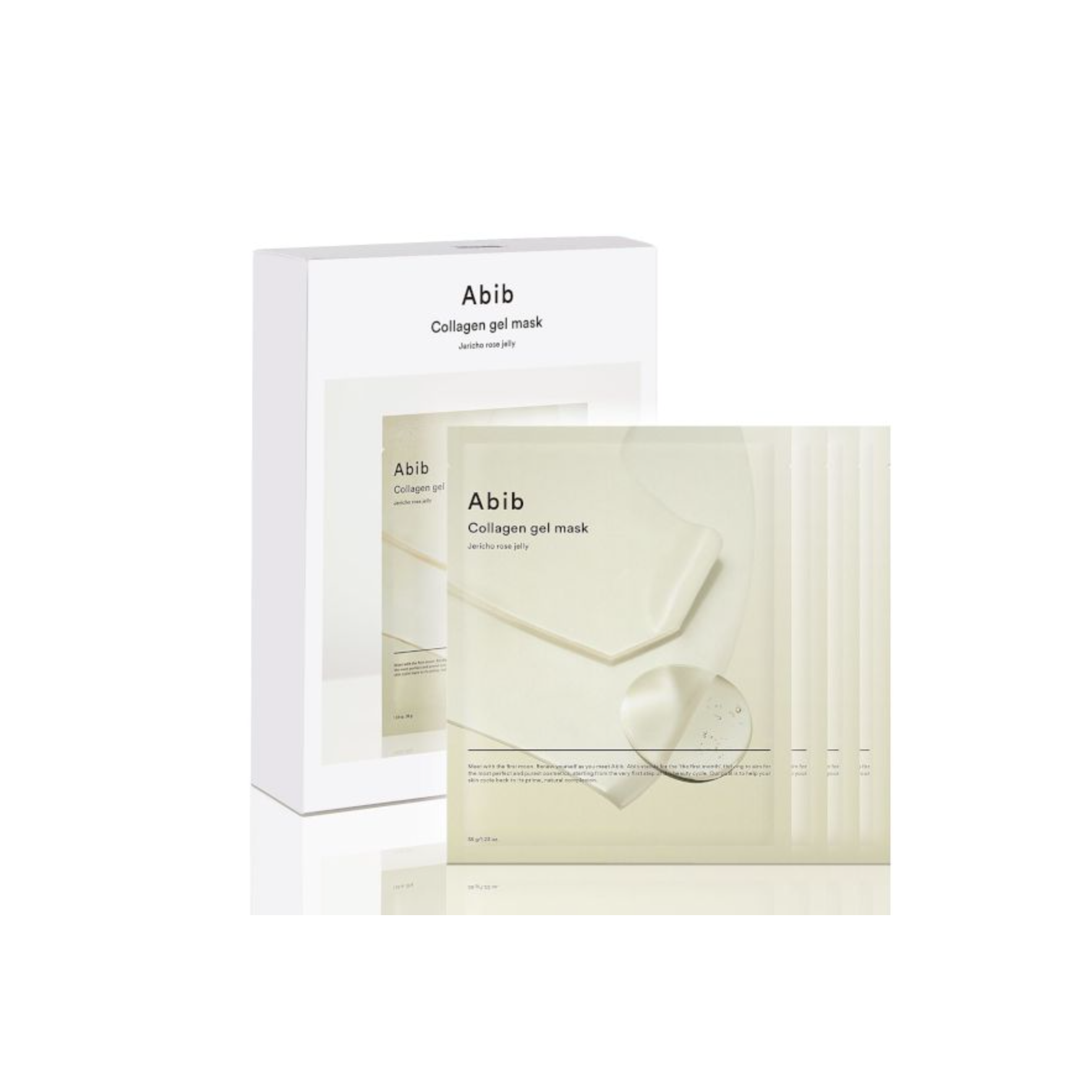 NIEUW! Abib Collagen Gel Mask Jericho Rose Jelly doos met 4 stuks