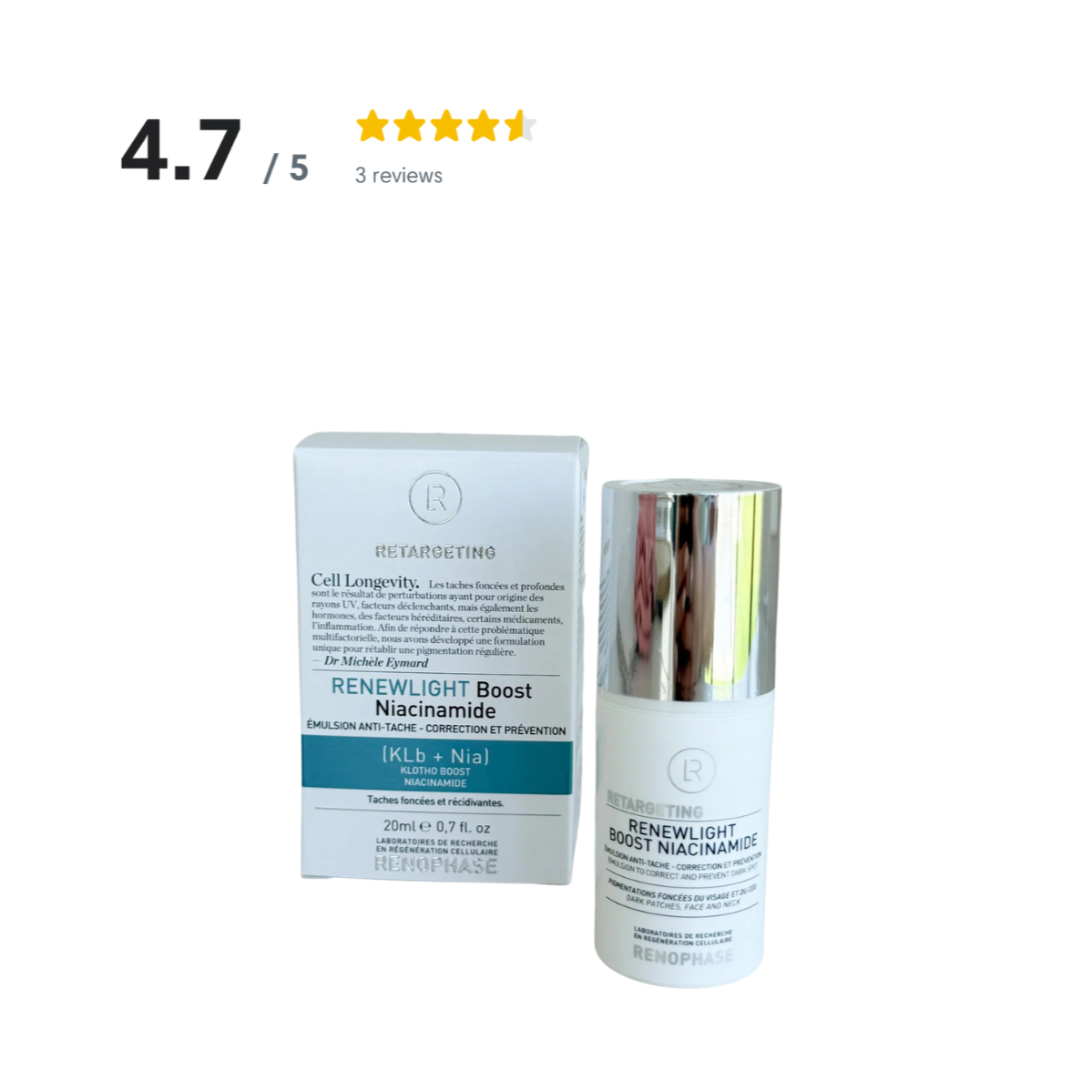 Renophase Renewlight Boost Niacinamide
