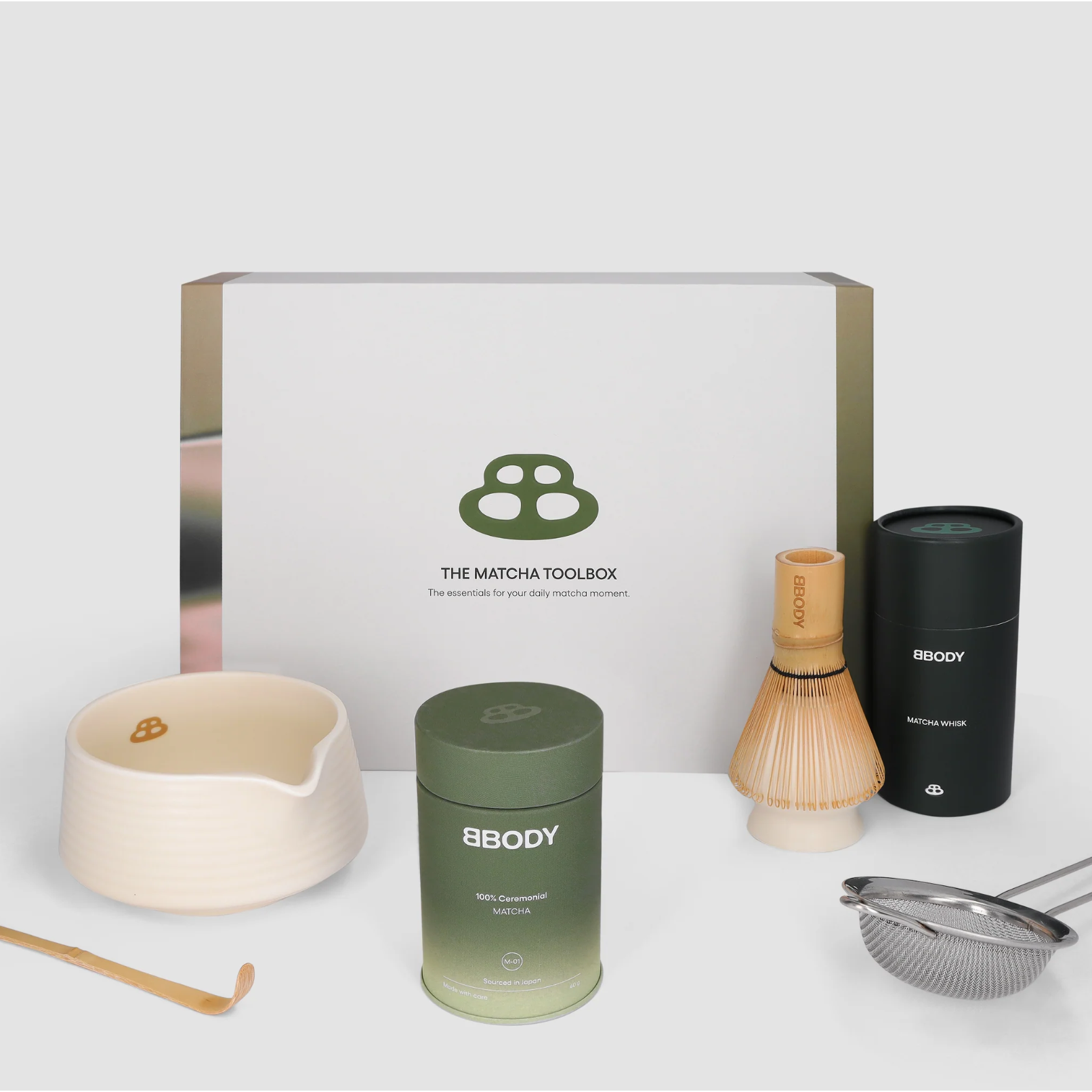 NIEUW! BBODY MATCHA TOOLBOX met Premium Ceremonial Matcha