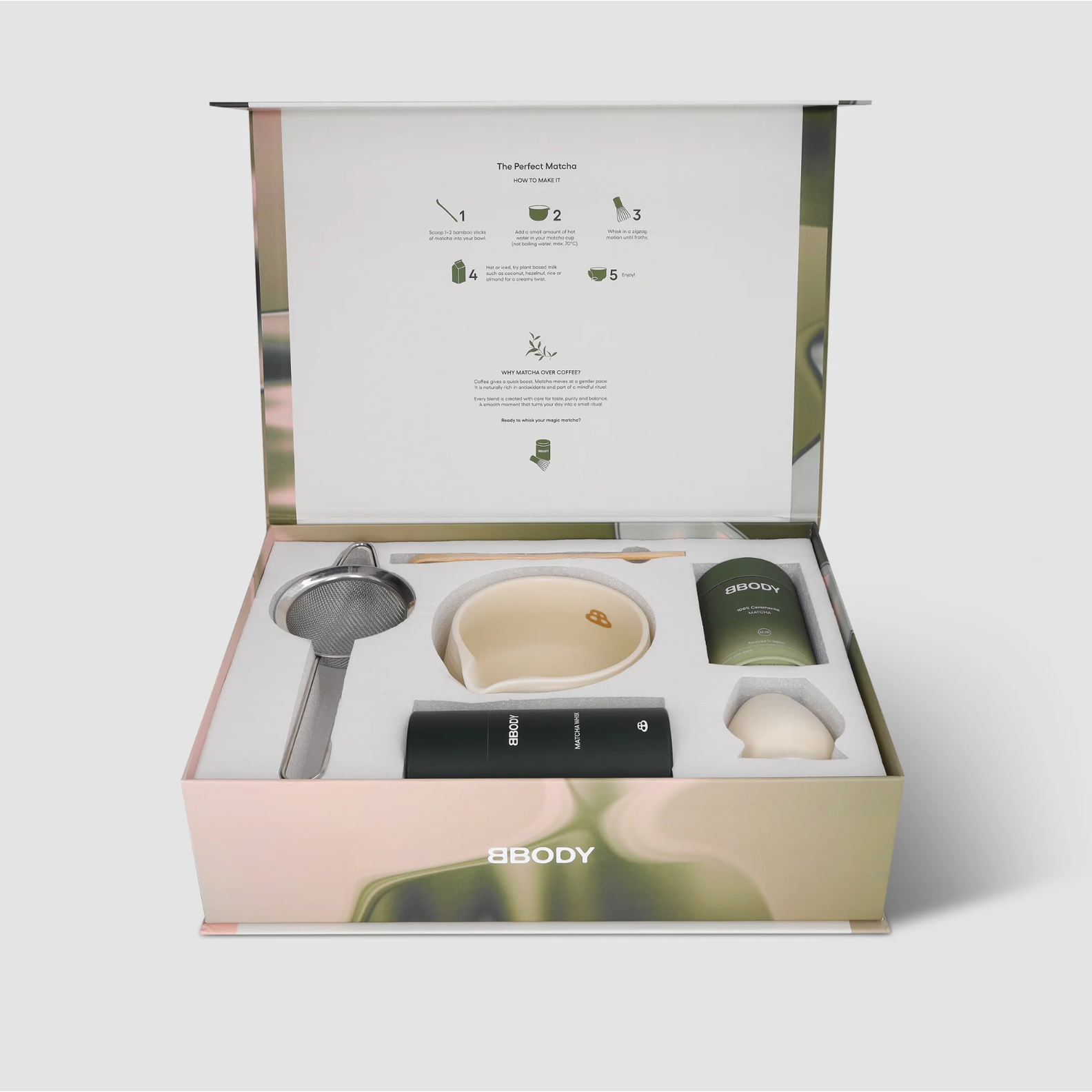 NIEUW! BBODY MATCHA TOOLBOX met Premium Ceremonial Matcha