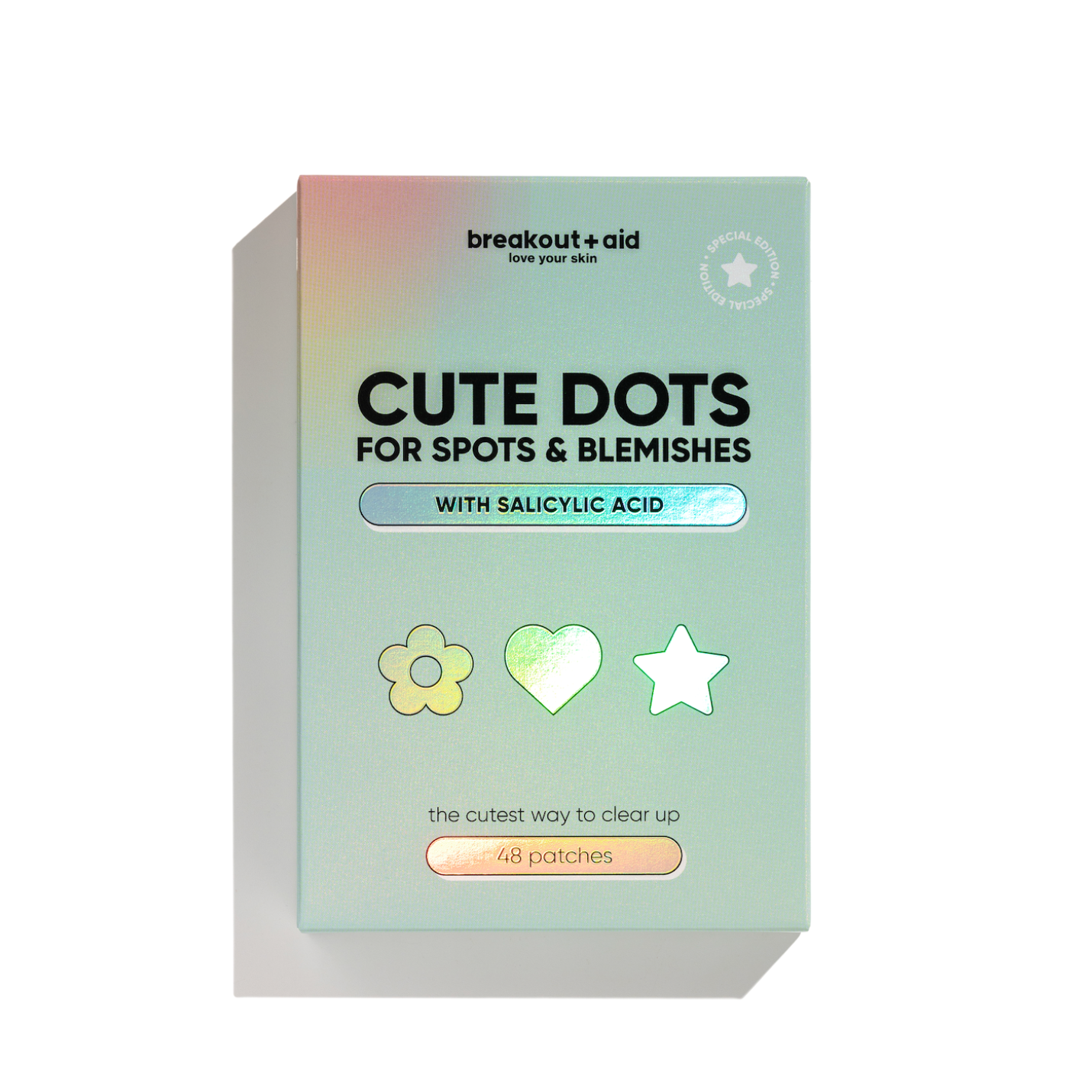 NIEUW! Breakout Aid- Cute Dots for spots and blemishes met salicylzuur - 48 patches