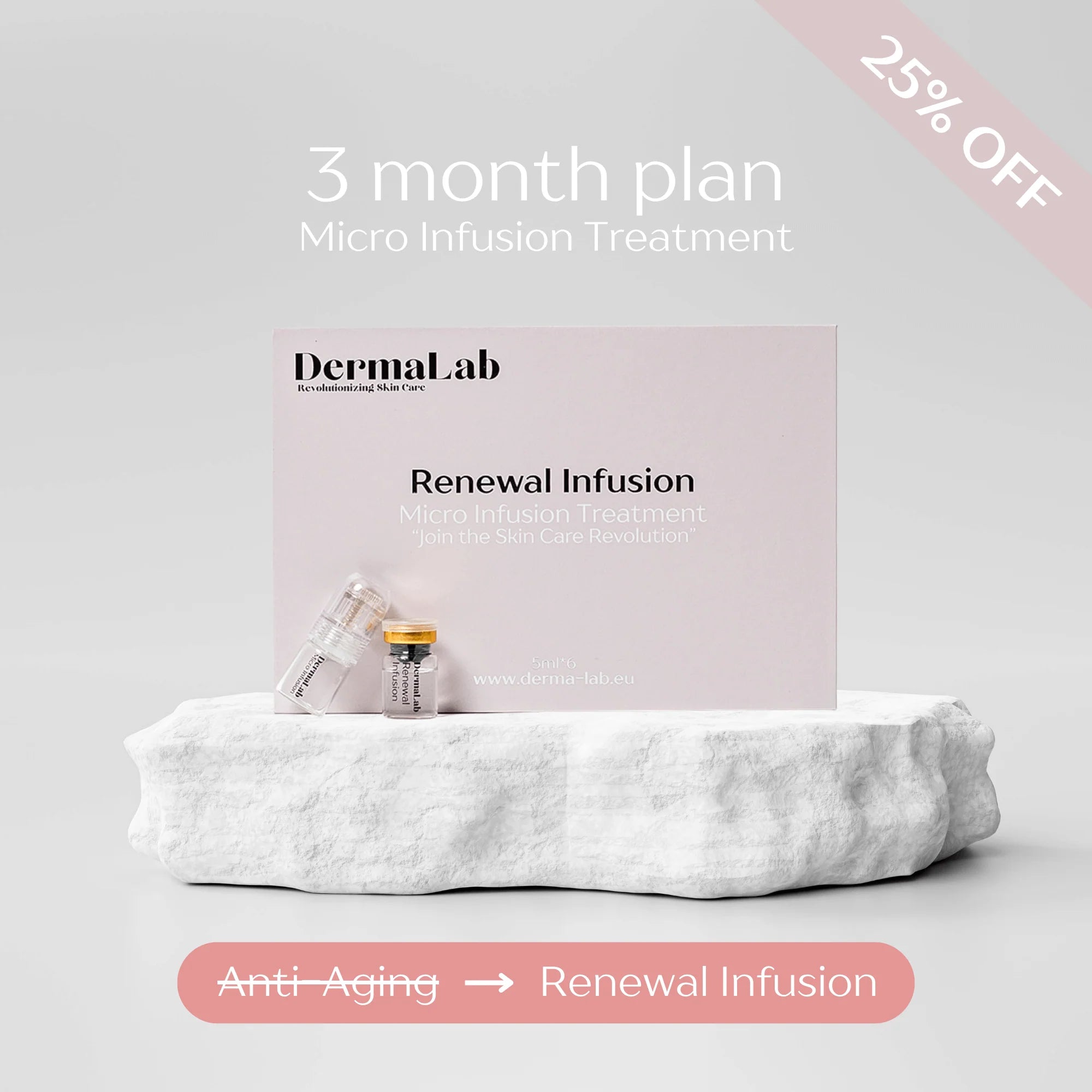 Dermalab - ANTI-AGING/RENEWAL Micro Infusion Treatment (3 maanden plan)
