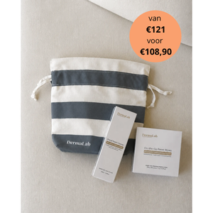 NIEUW! Dermalab Cleanse Set: Prep & Reset Cleanser + On-The-Go Reset Wipes (30 stuks)