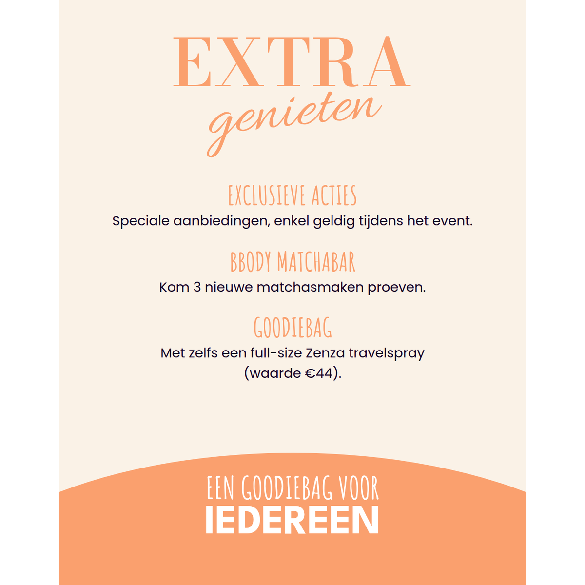 Dermadrop & IOAN event 31-10 bij ZenZa Sint-Job - €15