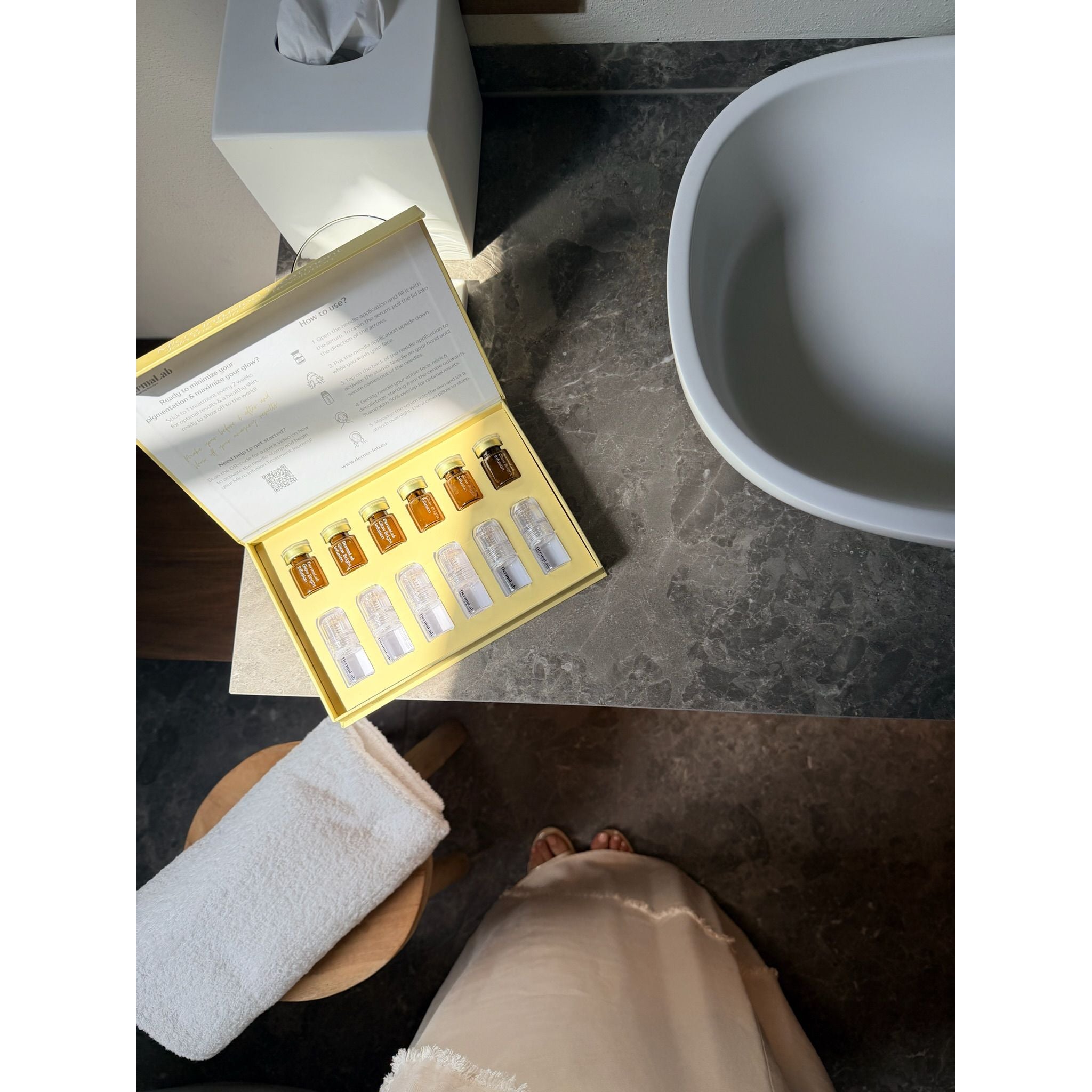 NIEUW! Dermalab Glow & Bright Infusion -Kuur aanpak pigmentvlekken (6 applicaties)