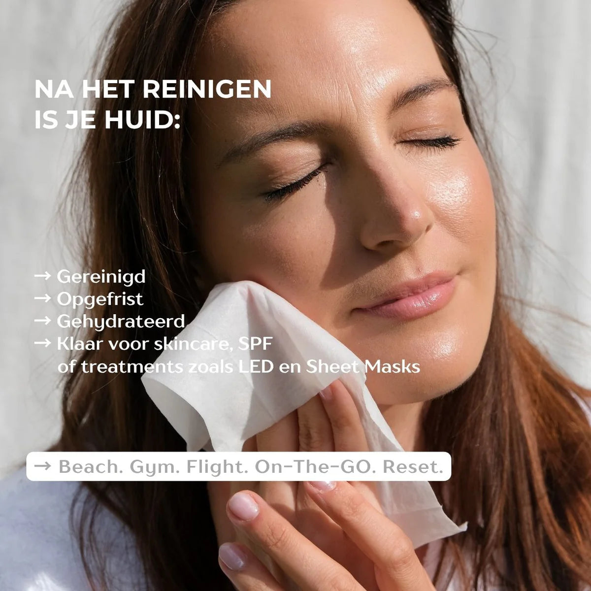 NIEUW! Dermalab On-The-Go Reset Wipes (30 stuks)