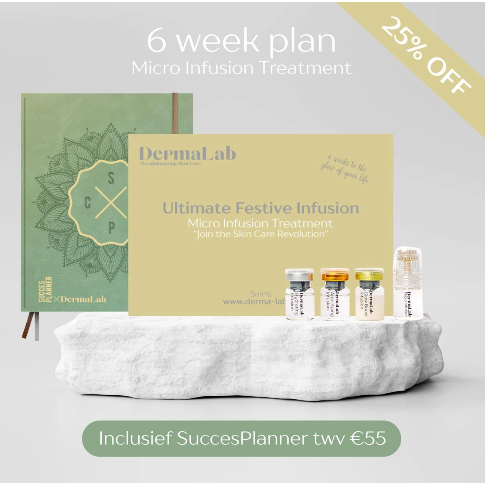 NIEUW! Dermalab Ultimate Festive Infusion Box 2025 - Inclusief Succesplanner twv €55
