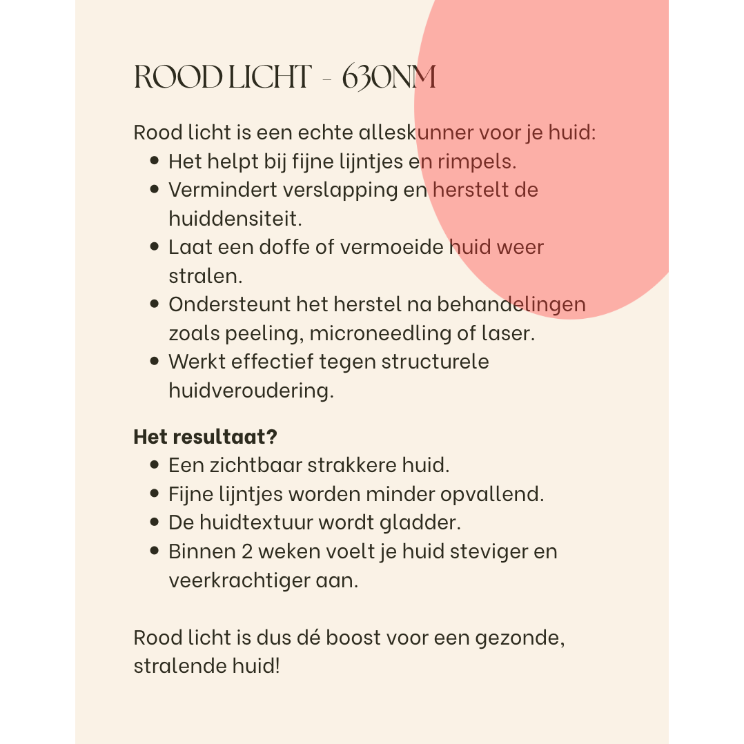 NIEUW! Dermalab Cell Core Pro Led Mask - PRE-ORDER NU €150 korting! Levering FEBRUARI!