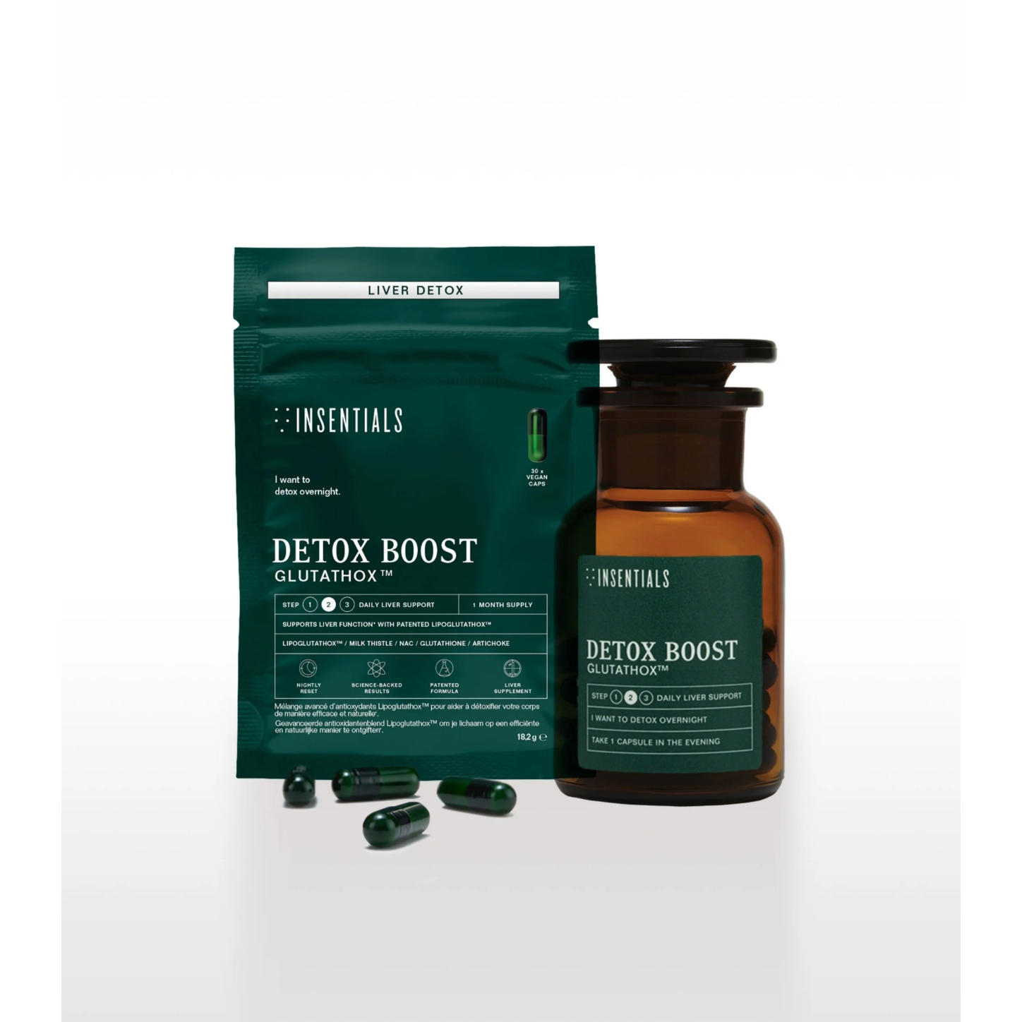 BESTSELLER Insentials Detox Boost: ideaal supplement bij moeilijk afvallen en weinig energie