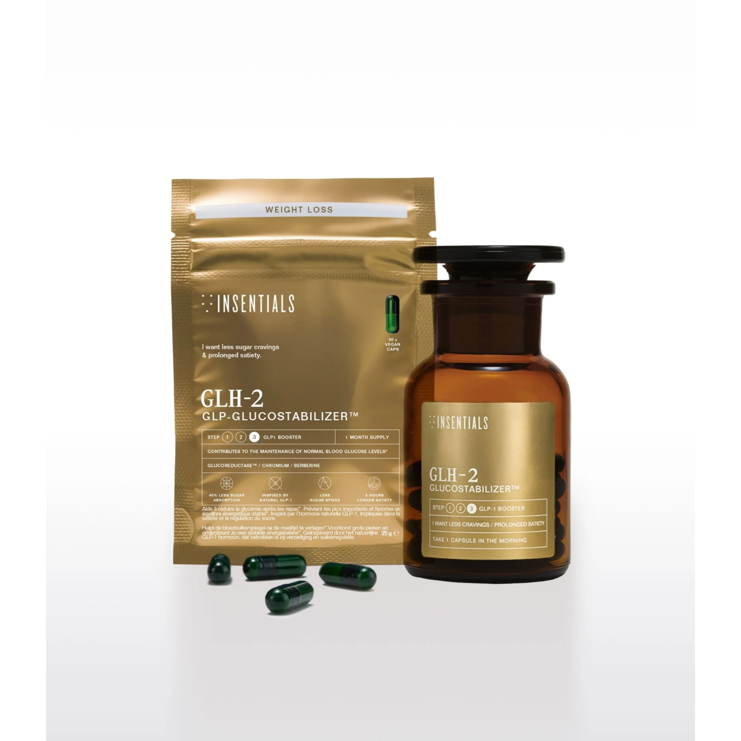 BESTSELLER - Insentials GLH-2, weg met cravings, zorgt voor stabiele bloedsuikerspiegel