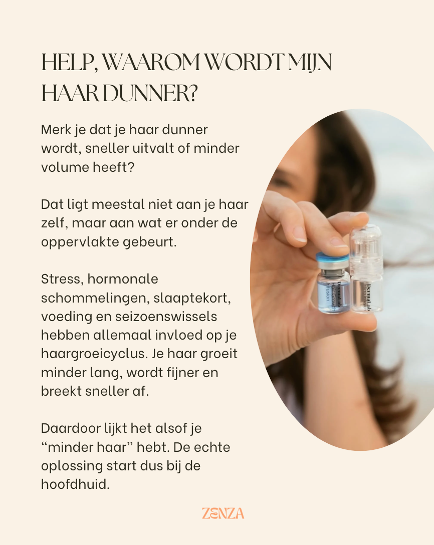 NIEUW! Dermalab - Hair Growth Infusion Box (6stuks) + Gratis Scalp Brush