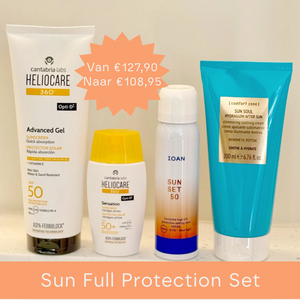 Sun Full Protection Set (Heliocare Sensation + Advanced Gel + IOAN Sun Set Spray + Sun Soul Aftersun)