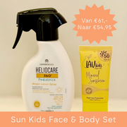 Sun Kids Face & Body Set (Heliocare Pediatrics Atopic Melkspray + Lav Kids Mineral Sunscreen)