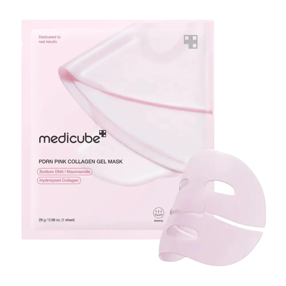ZenZa medicube pink pdrn collagen gel mask duo