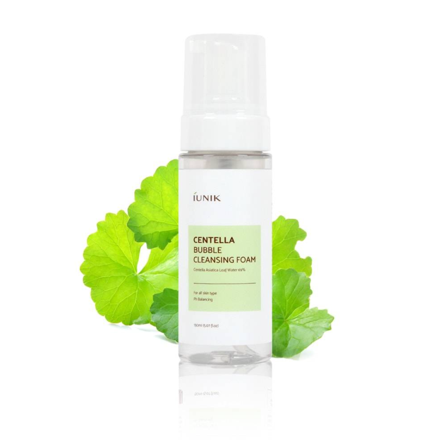 NIEUW! IUNIK Centella Bubble Cleansing Foam - 150ml