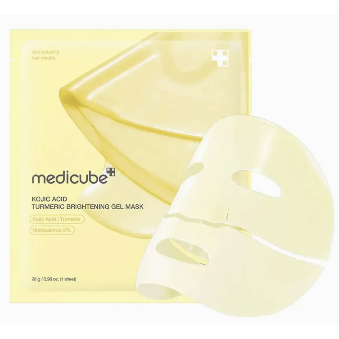NIEUW! 2x Medicube Kojic Acid Turmeric Brightening Gel Facemask