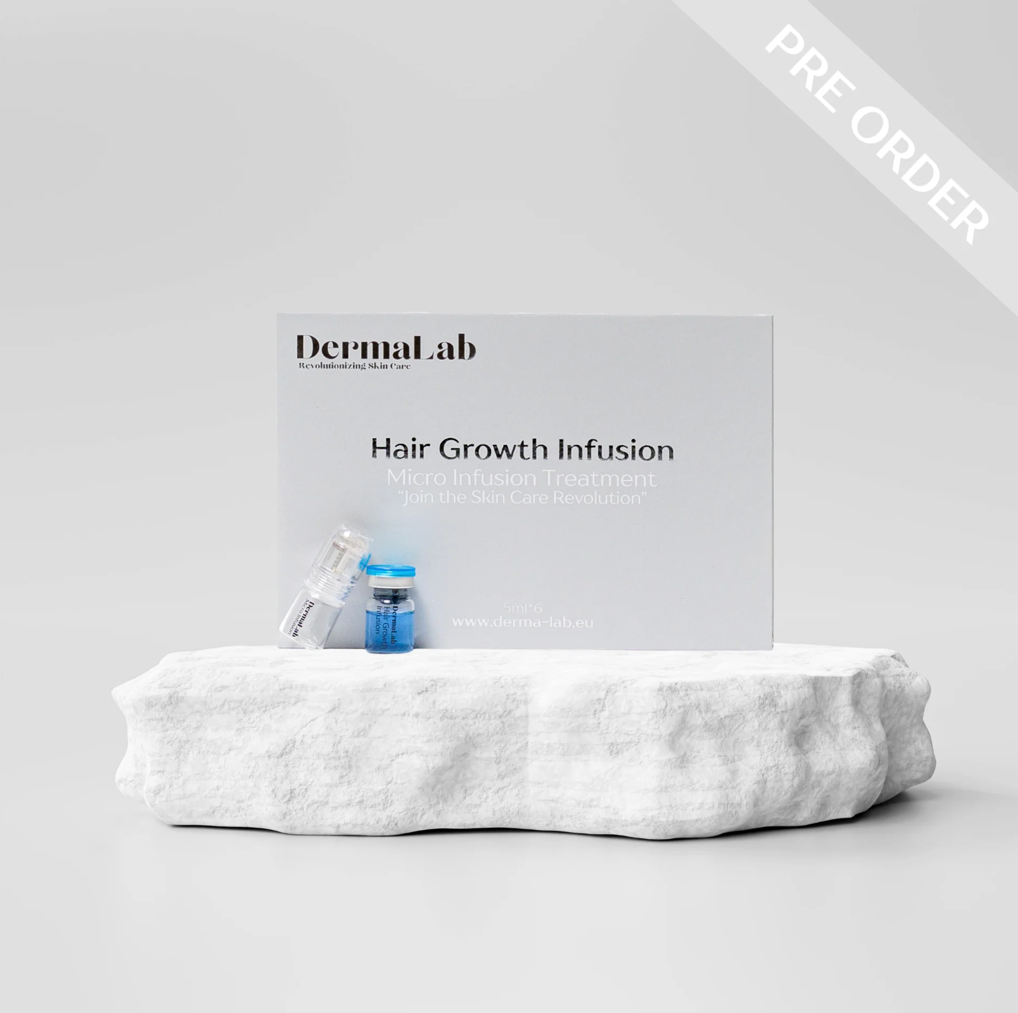NIEUW! Dermalab - Hair Growth Infusion Box (6stuks) + Gratis Scalp Brush