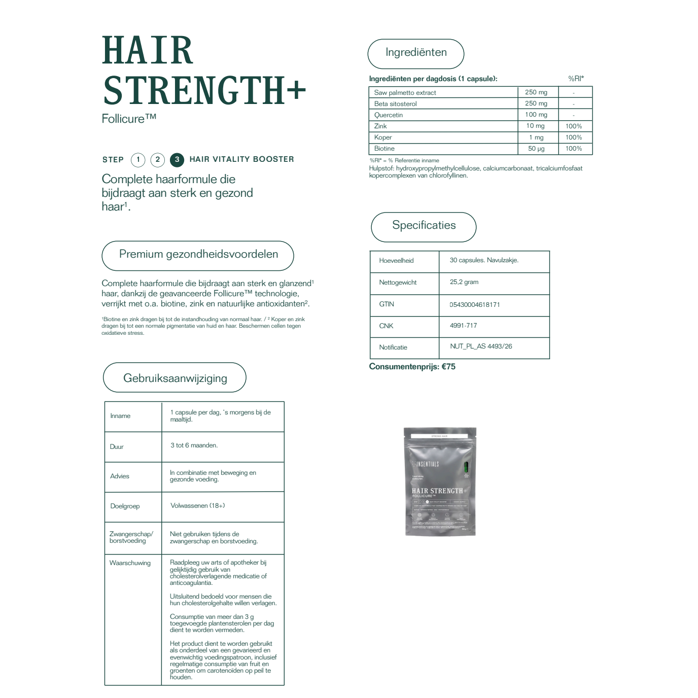 Insentials Hair Strength+