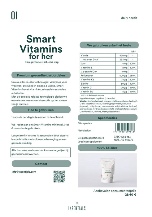 Insentials Smart Vitamins for her