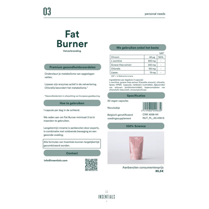 Insentials Fat burner