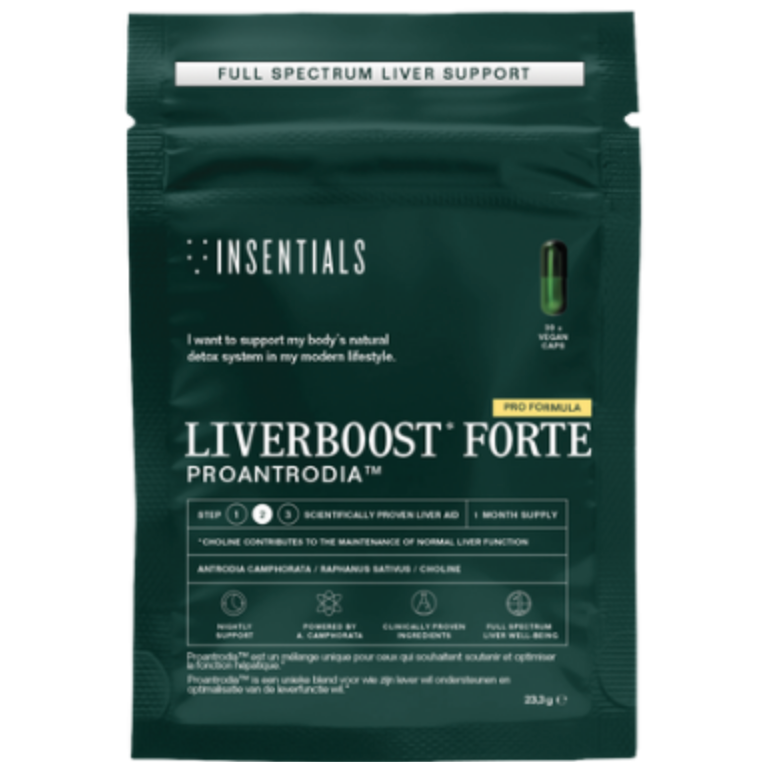 NIEUW! Insentials Liverboost Forte next level detox!
