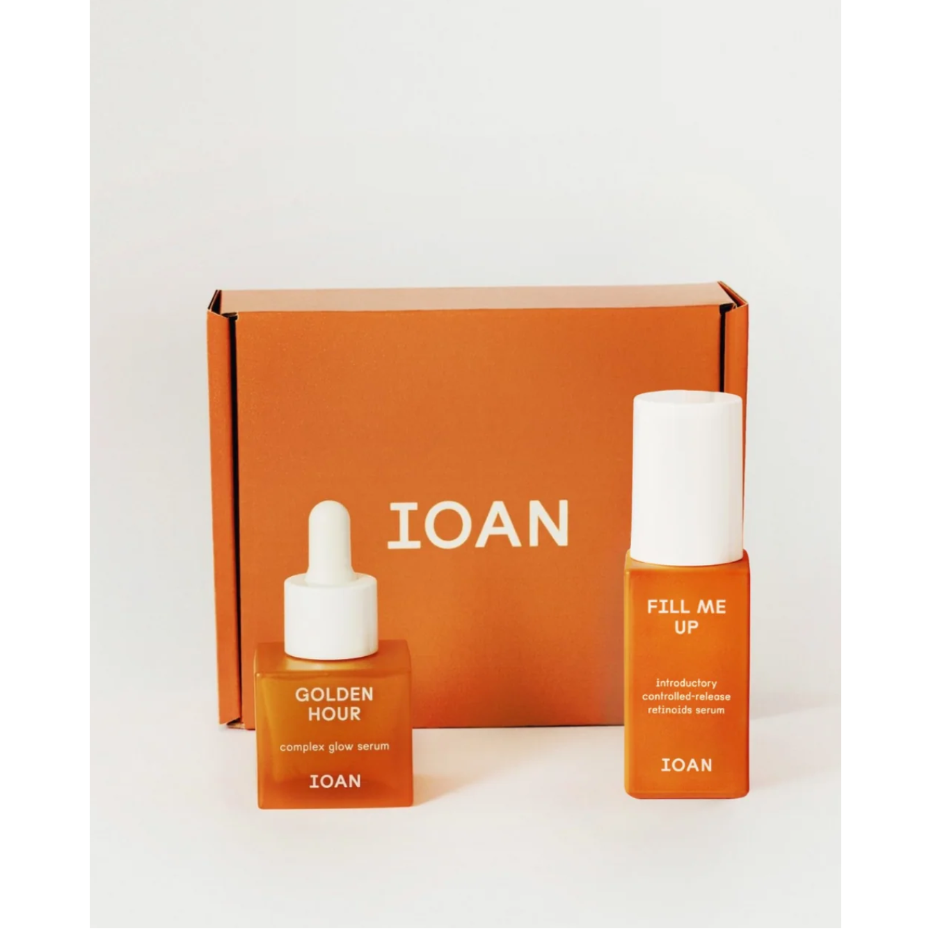 NIEUW! IOAN Day & Night Box (Golden hour 30ml + Fill me up)