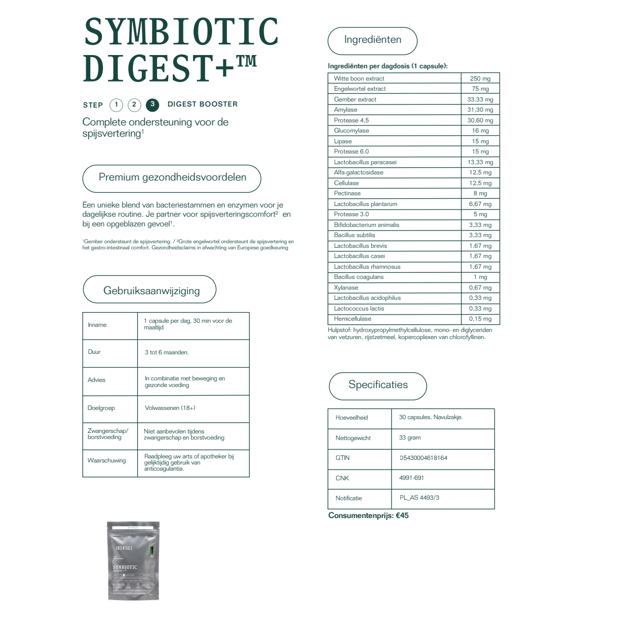 Insentials Symbiotic Digest (Gut Day)