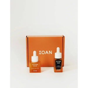 NIEUW! IOAN Bronzed Glow Box (Golden hour 30ml en Extra sun tanning drops)