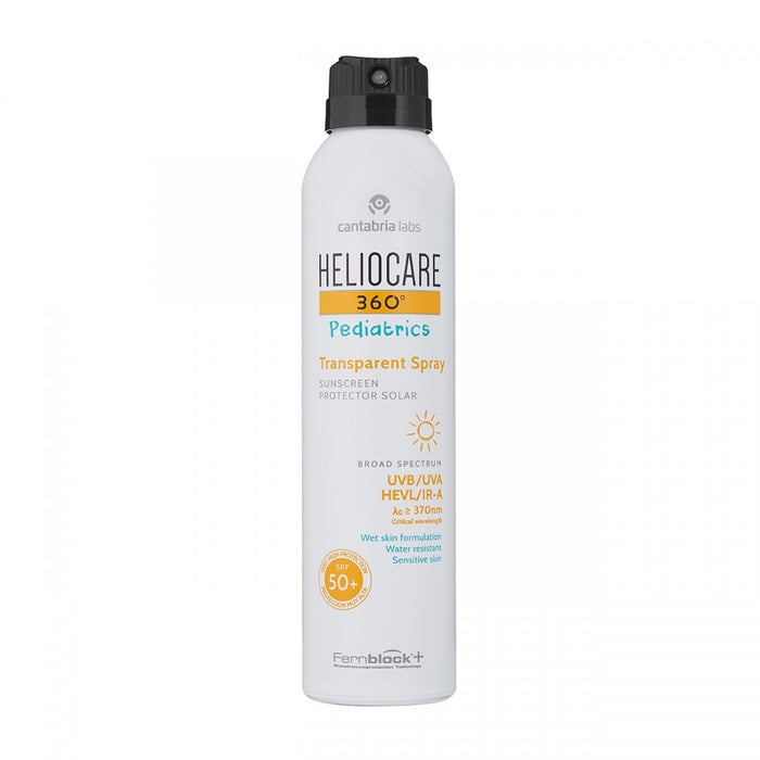 Heliocare 360 Pediatrics(kids) transparent spray SPF 50+ voor lichaam